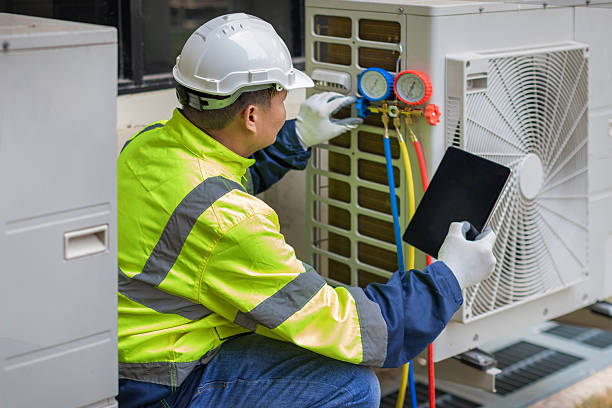 Professional Ac Installation technician working in Millstone Township, NJ